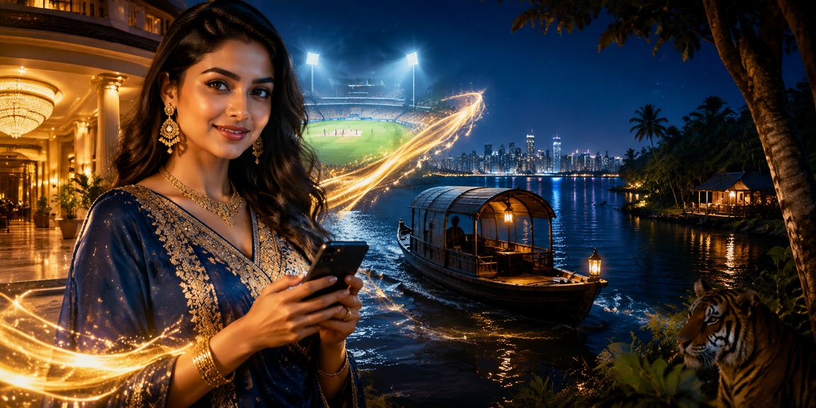 সুন্দরবনের পটভূমিতে qqgg apk ক্রিকেট বেটিং উপভোগ করছেন একজন বাংলাদেশি ব্যবহারকারী